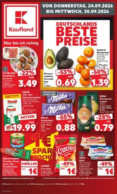 Vorschau von dem Prospekt des Geschäftes Kaufland, gültig ab dem 24.09.2026