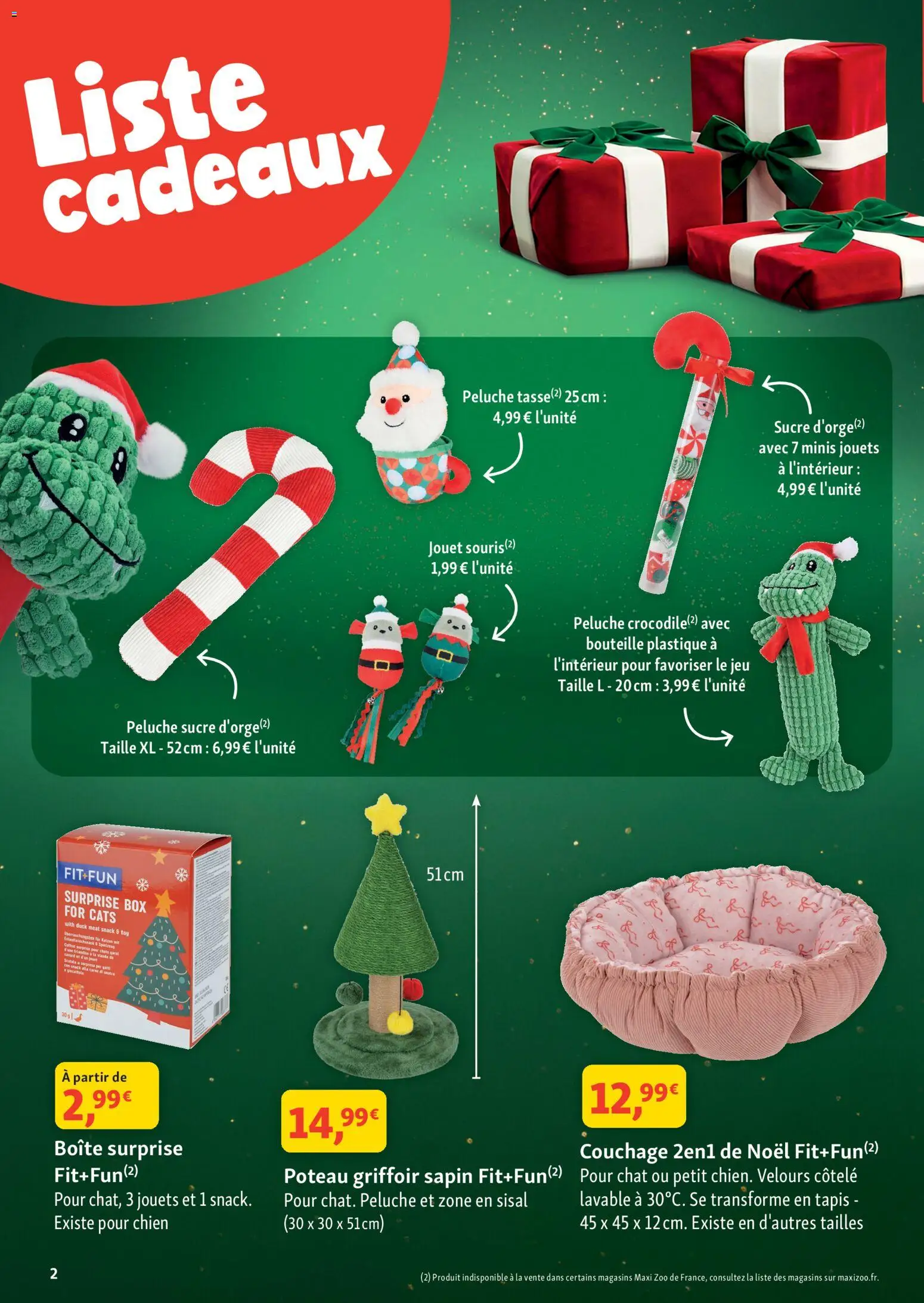 Prévisualisation de Maxi ZOO catalogue du magasin Maxi ZOO formulaire valide 28/10/2026 - Tapis, Canard, Jouets, Sucre, Peluche, Viande, Bouteille