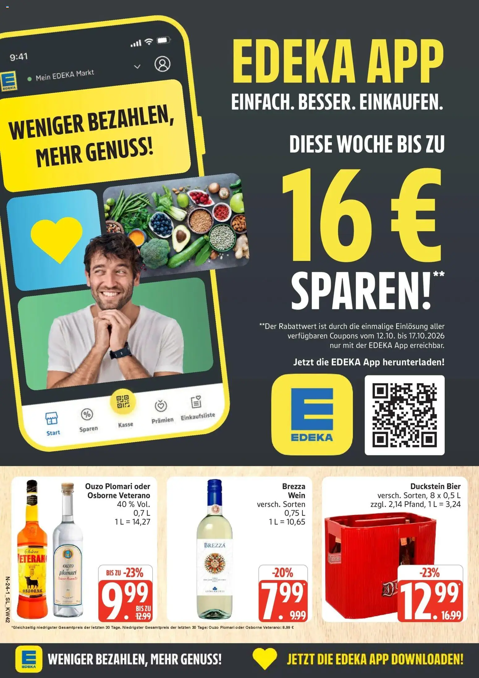 Vorschau von dem Prospekt des Geschäftes Edeka, gültig ab dem 12.10.2026