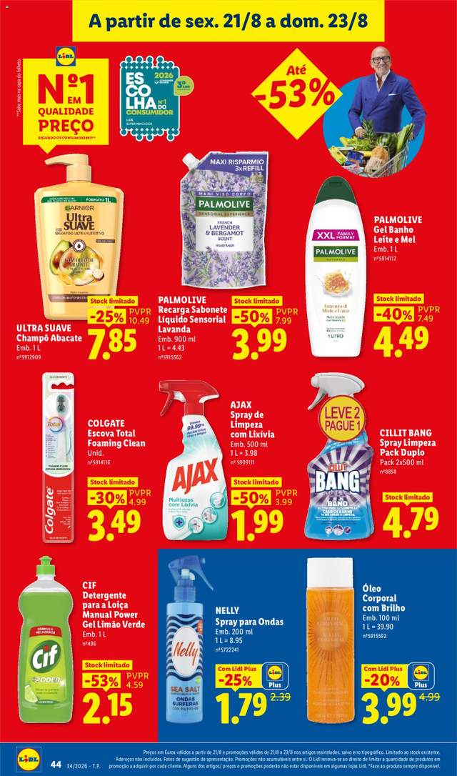 Novo folheto Lidl a partir de 17/08
