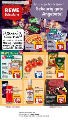 Vorschau von dem Prospekt des Geschäftes Rewe, gültig ab dem 26.10.2026