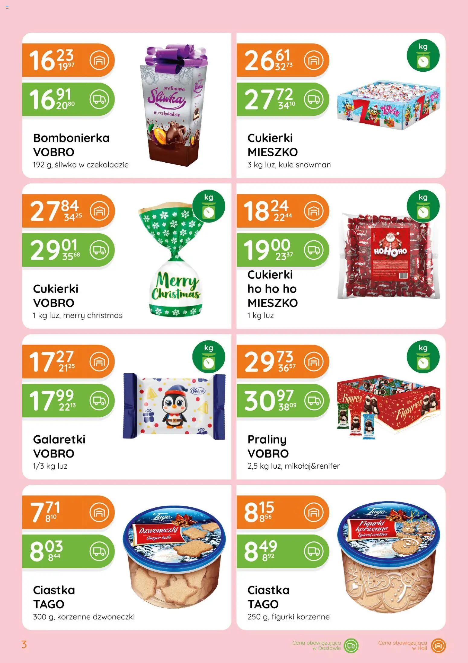 Pogląd gazetki "Eurocash gazetka - Katalog Boże Narodzenie - Słodycze" ze sklepu Eurocash ważnej od 15.10.2026 - Ciastka, Cukierki, Figurki, Galaretki, Bombonierka, Praliny