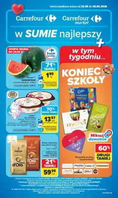 Pogląd gazetki "Carrefour gazetka" ze sklepu Carrefour ważnej od 22.06.2026