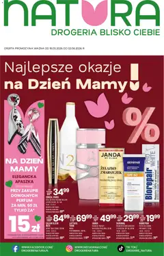 Pogląd gazetki "Drogerie Natura gazetka" ze sklepu Drogerie Natura ważnej od 18.05.2026