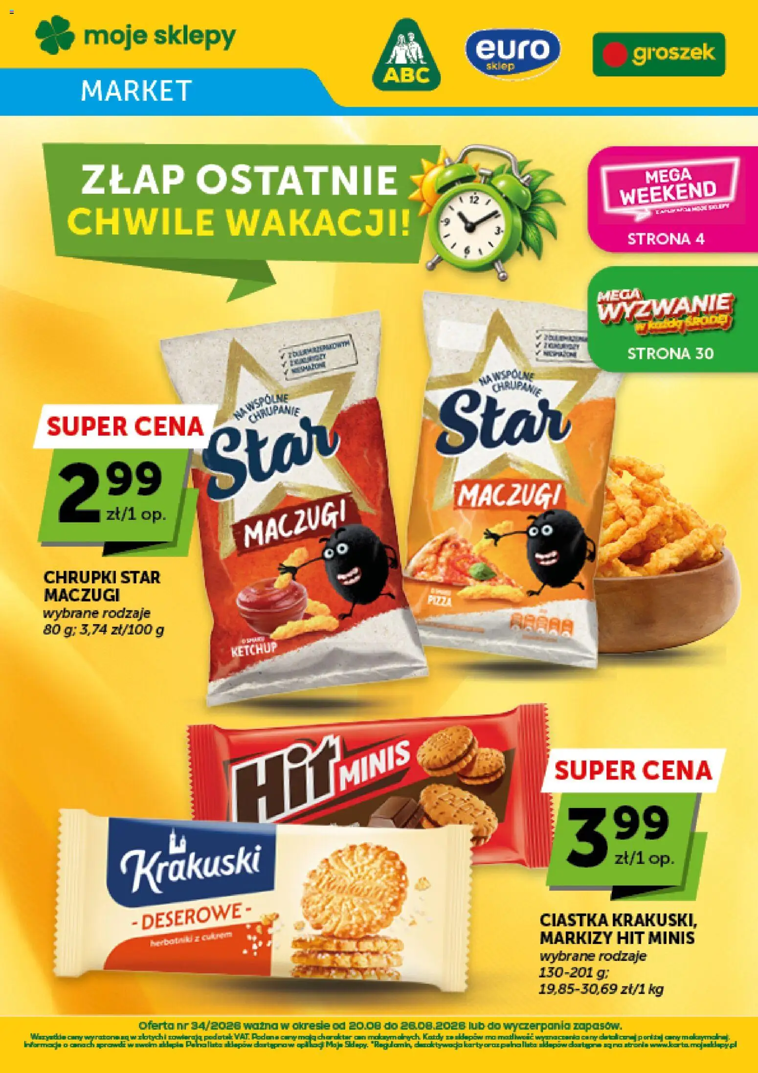 Pogląd gazetki "Euro Sklep gazetka - Market" ze sklepu Euro Sklep ważnej od 20.08.2026