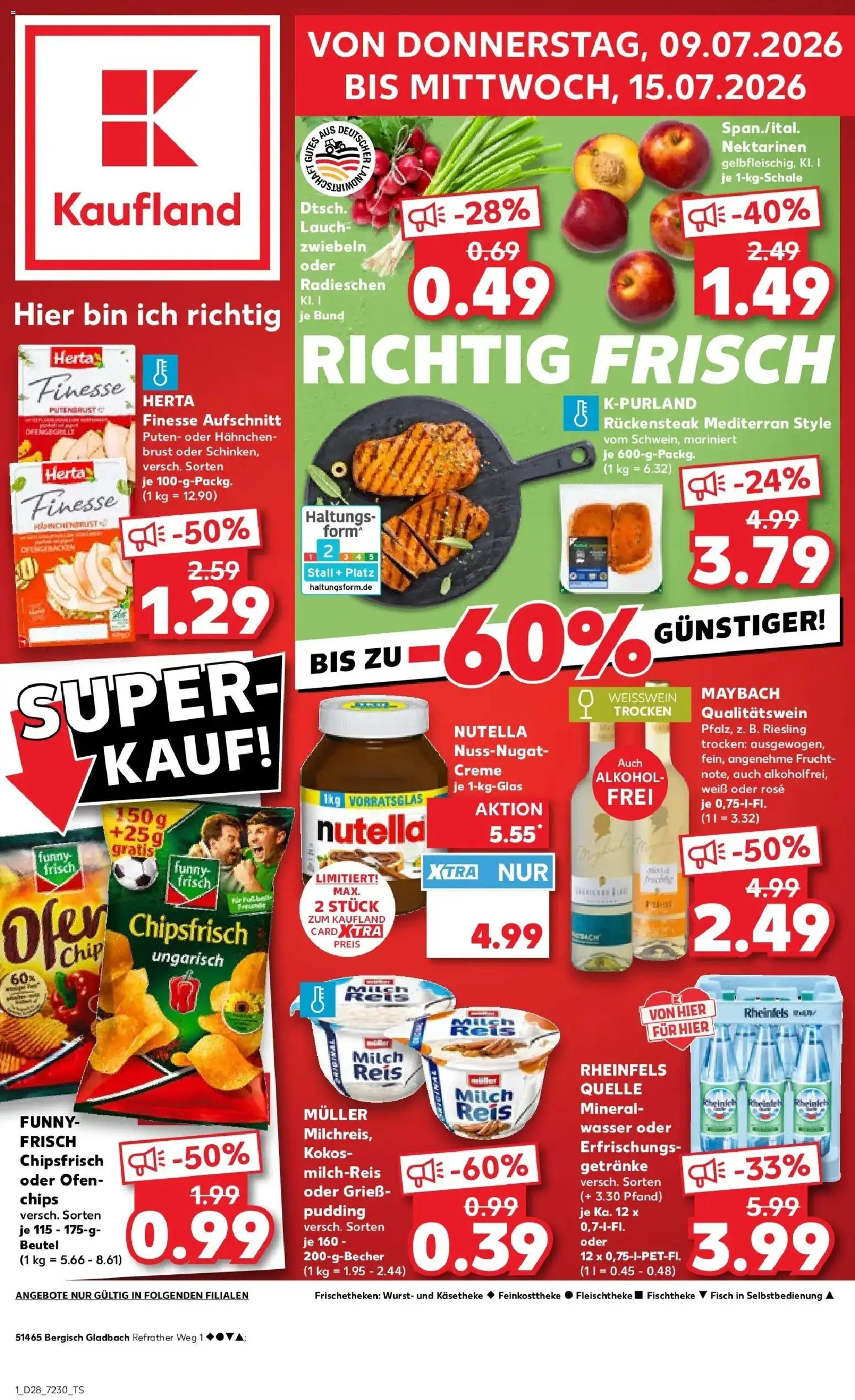 Vorschau von dem Prospekt des Geschäftes Kaufland, gültig ab dem 09.07.2026