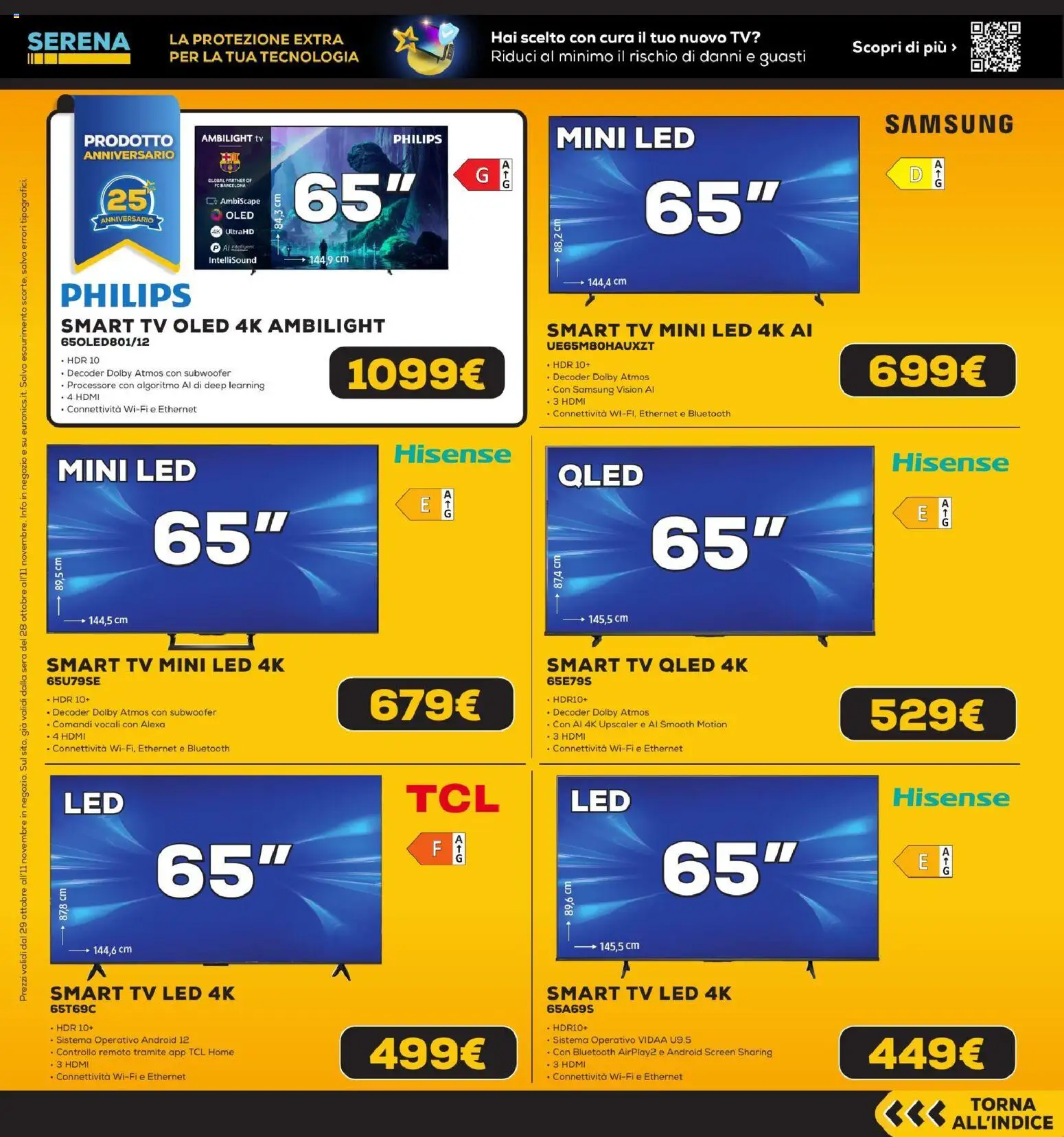 Anteprima dell'opuscolo Euronics Black Friday dal negozio Euronics valido da 29/10/2026 - Samsung, TV, smart TV, Decoder