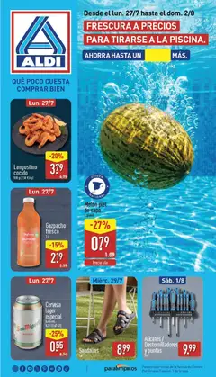 Vista previa del folleto de la tienda Aldi válido desde el 27/07/2026 