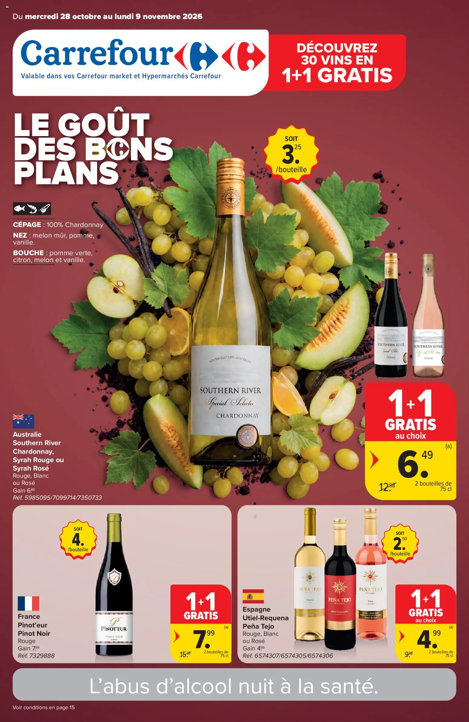 Voorbeeld van Carrefour - Catalogue Foire aux vins van winkel Carrefour geldig vanaf 28/10/2026 - La, Vanille