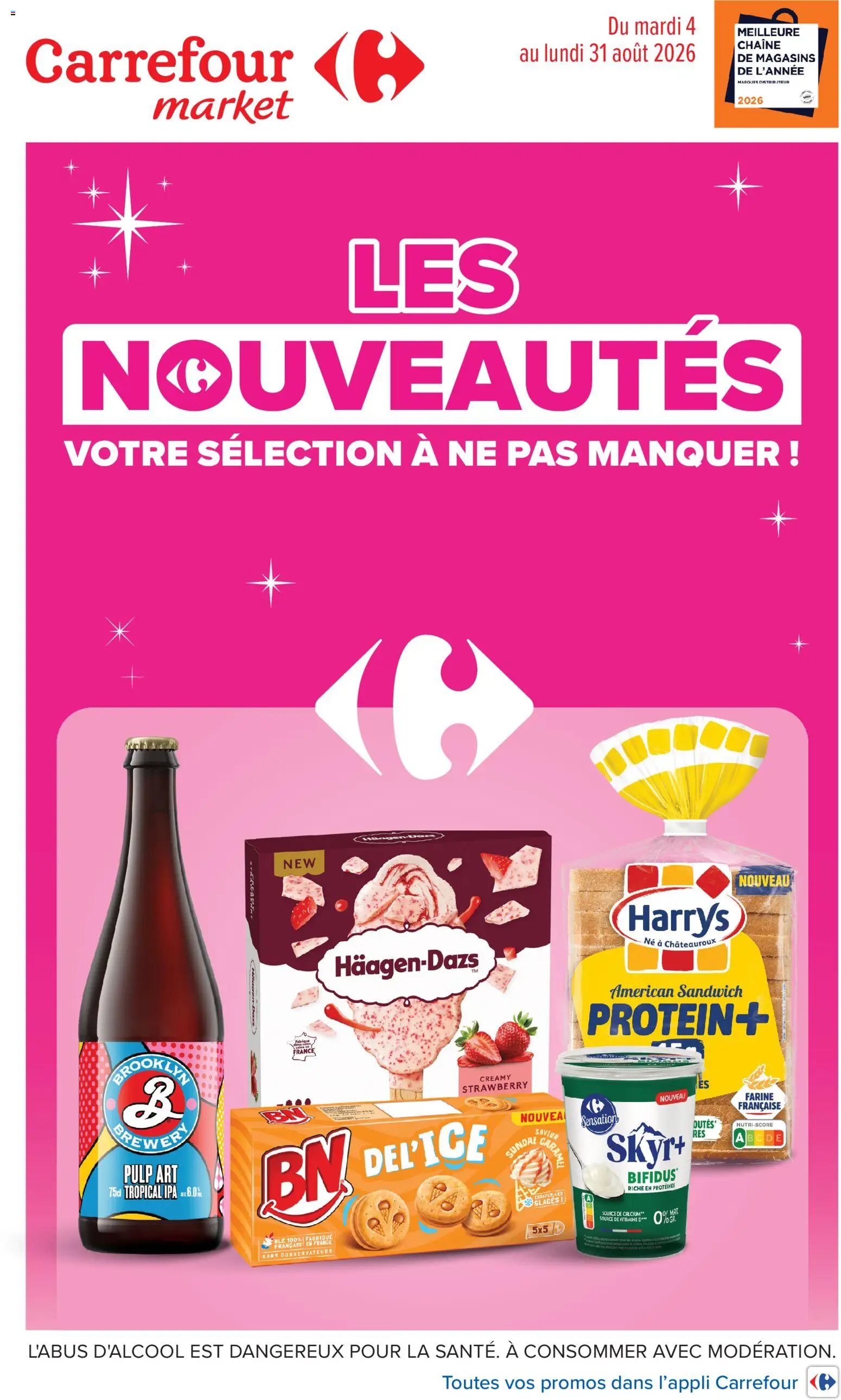 Prévisualisation de Carrefour Market Les nouveautés d'aout du magasin Carrefour Market formulaire valide 04/08/2026