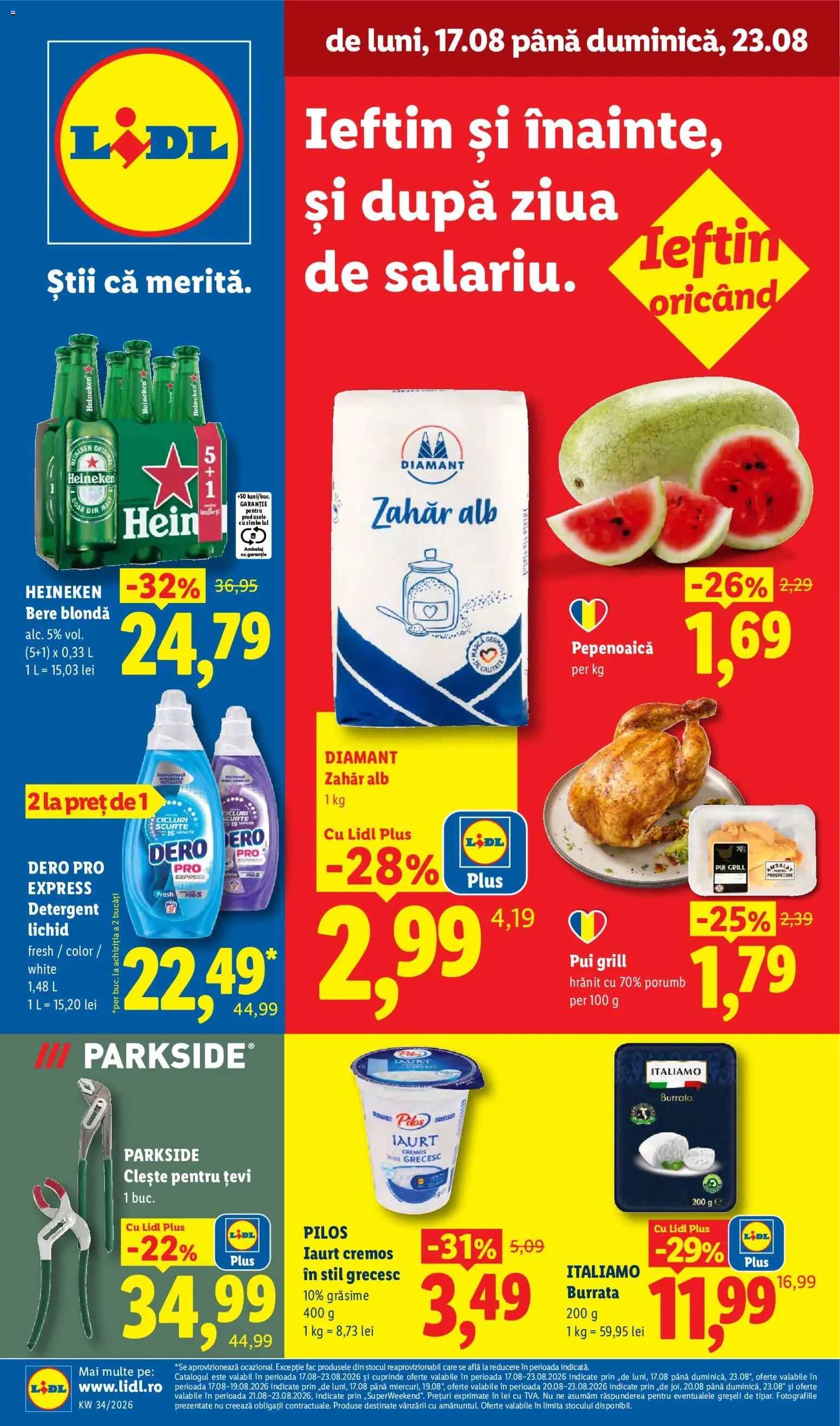 Previzualizarea de cataloage: Lidl Lidl Catalog valabil de la 17.08.2026