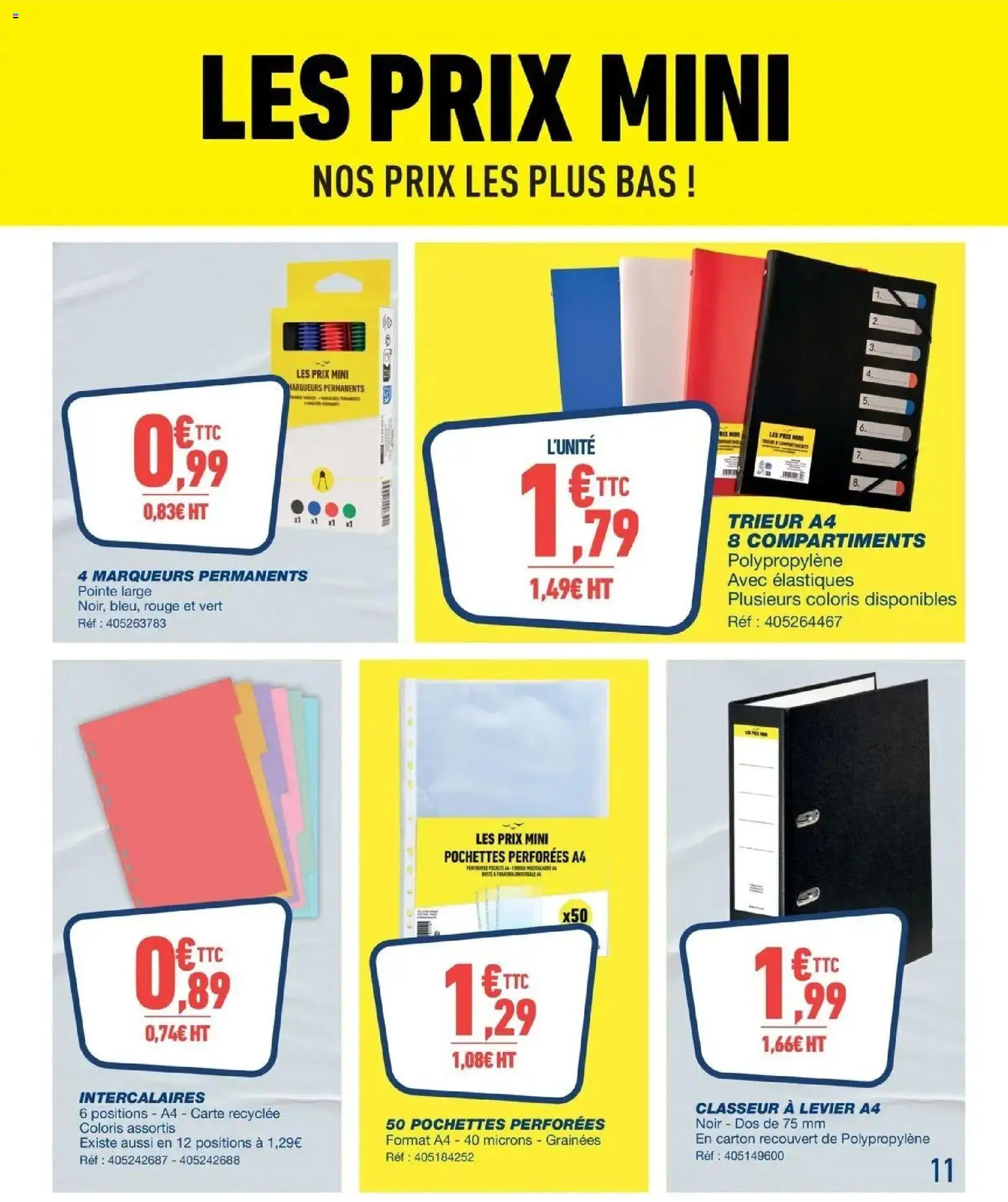 Prévisualisation de Prix en folie! du magasin Bureau Vallée formulaire valide 02/11/2026 - Élastiques