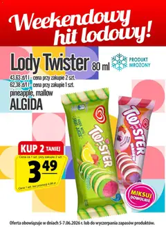 Pogląd gazetki "Prim Market promocja - Lody Twister Algida" ze sklepu Prim Market ważnej od 05.06.2026
