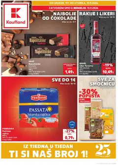 Pregled letka Kaufland Katalog trgovine Kaufland vrijedi od 09.09.2026