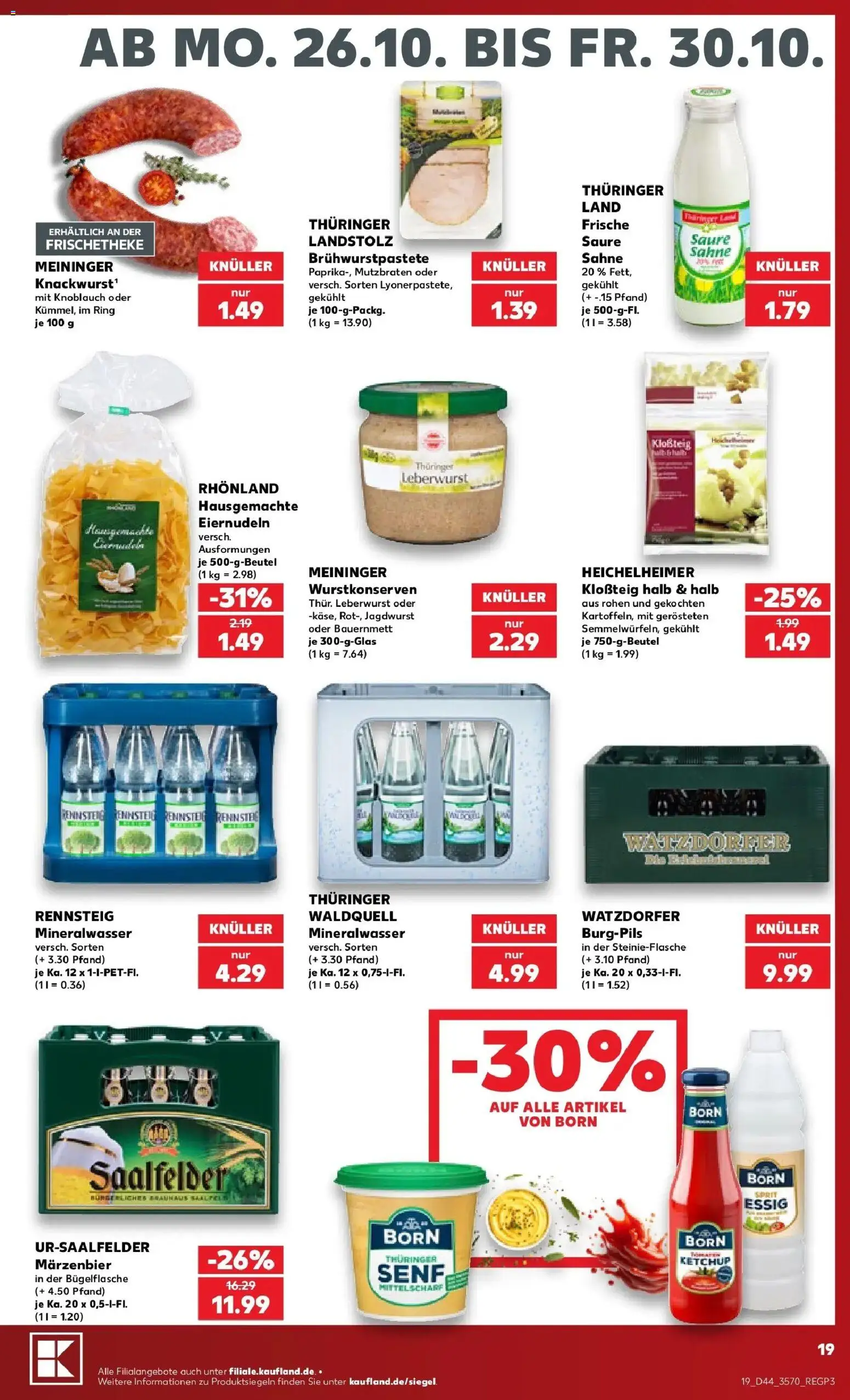 Vorschau von dem Prospekt des Geschäftes Kaufland, gültig ab dem 26.10.2026