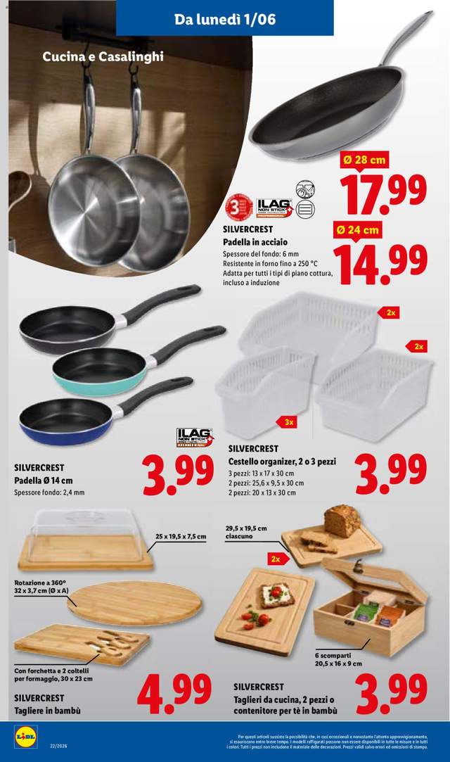 Nuovo volantino Lidl dal 28/05