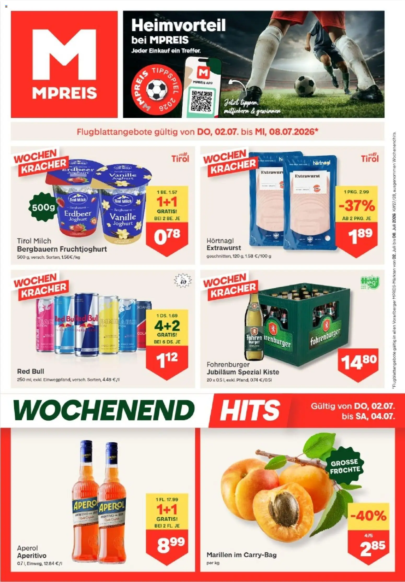 Vorschau der Angebote: MPREIS MPREIS Hohenems gültig ab 02.07.2026