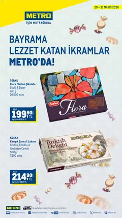 Metro Metro - Bayrama Lezzet Katan İkramlar Metro'da 20.05.2026 - Broşürünün önizlemesi
