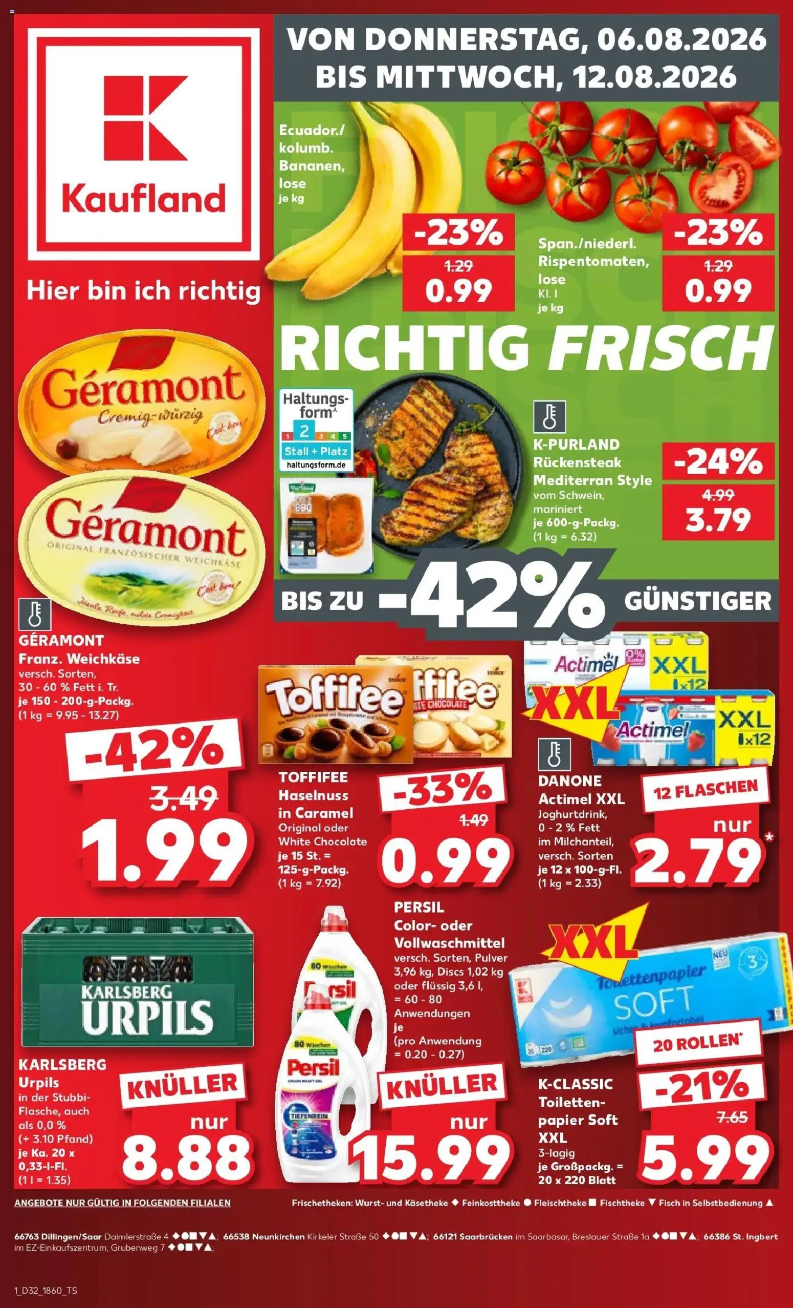 Vorschau von dem Prospekt des Geschäftes Kaufland, gültig ab dem 06.08.2026