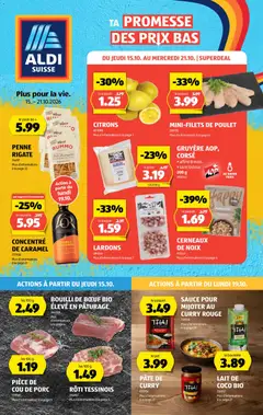 Vorschau des Merkblatts Aldi aktionen FR vom Shop Aldi gültig von 15.10.2026 bis 21.10.2026