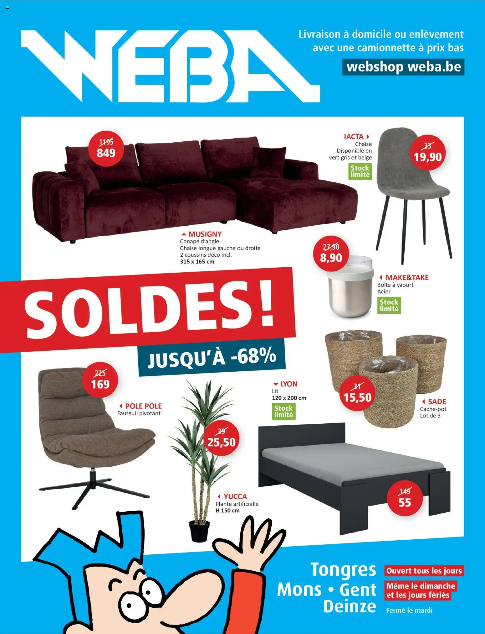 Voorbeeld van Weba Publicité van winkel Weba geldig vanaf 01/08/2026
