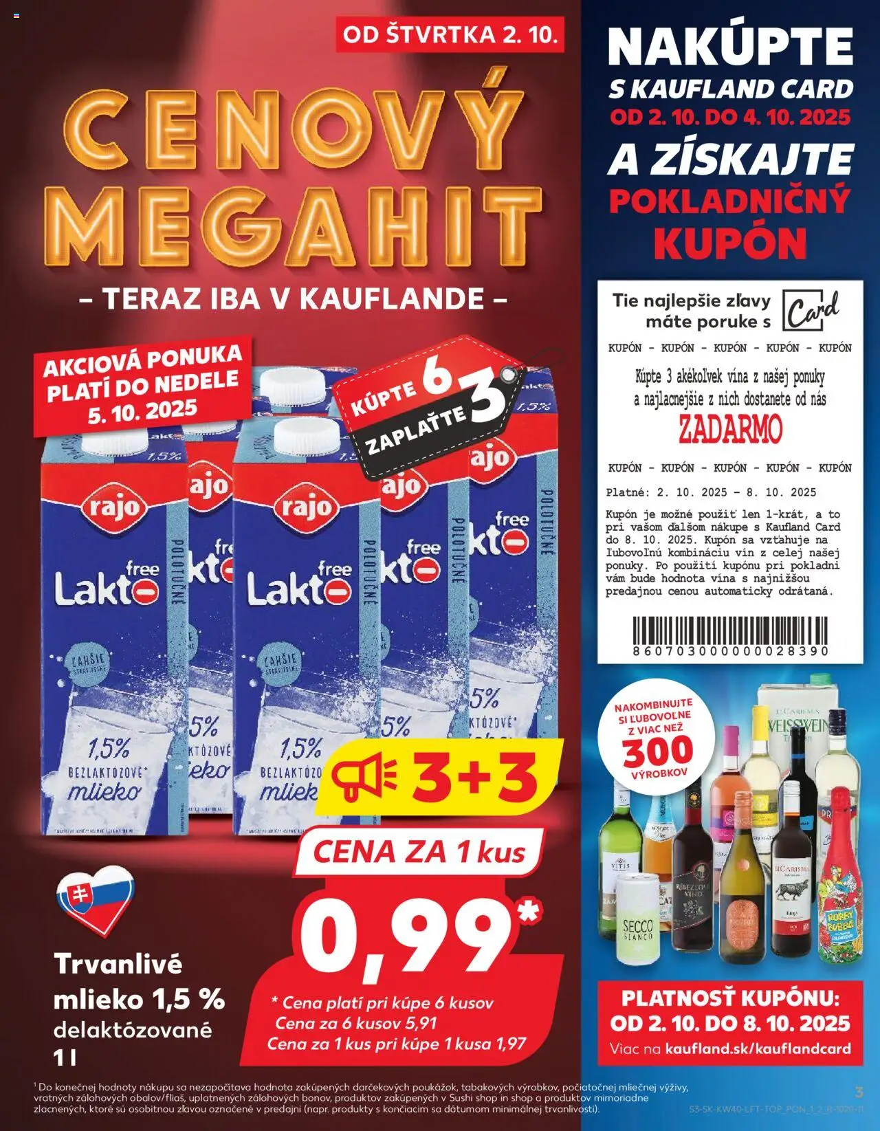 Náhľad Kaufland letáku platného od 02.10.2025