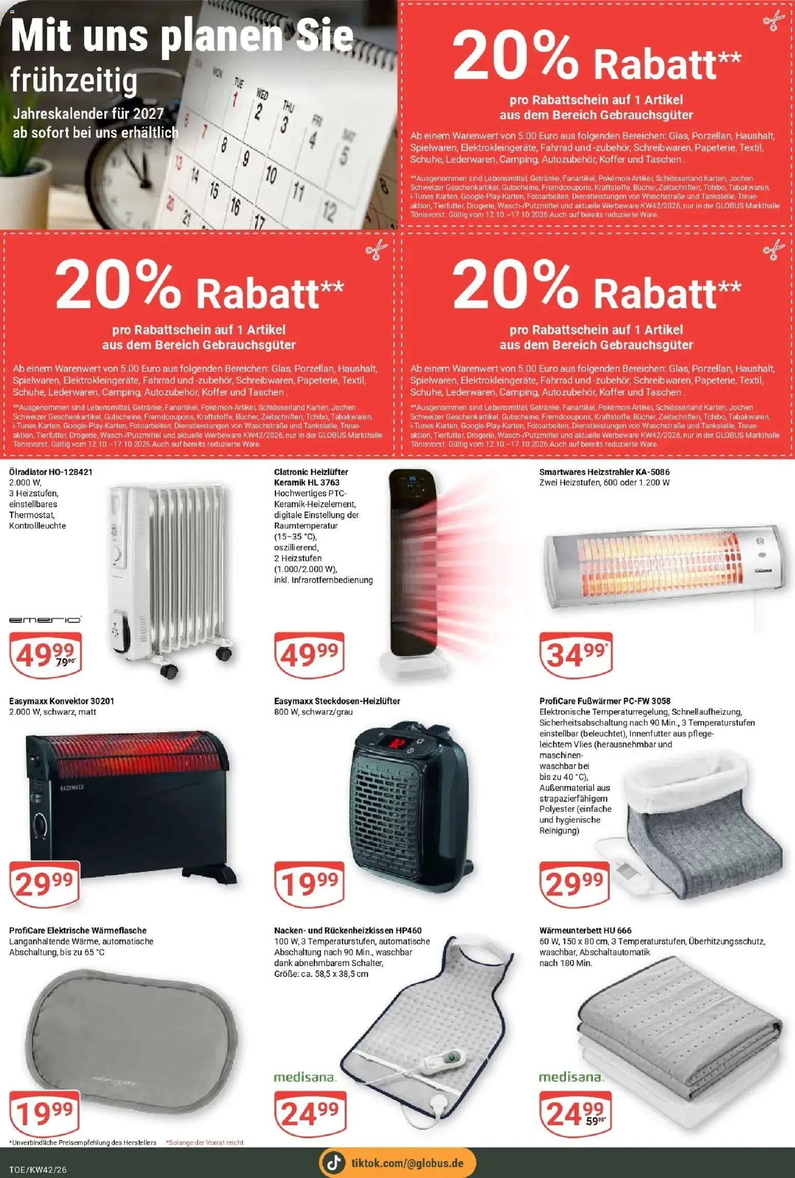 Vorschau von dem Prospekt des Geschäftes Globus, gültig ab dem 12.10.2026