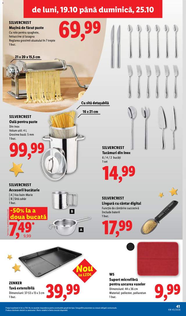 Noul catalog Lidl de la 19.10.