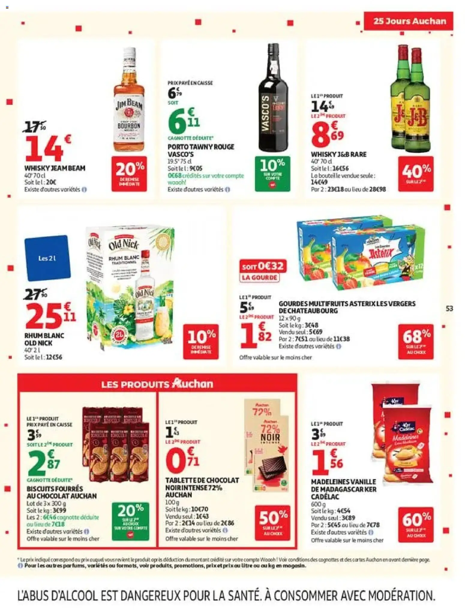 Prévisualisation de Auchan 25 jours 2 hypers du magasin Auchan formulaire valide 03/11/2026