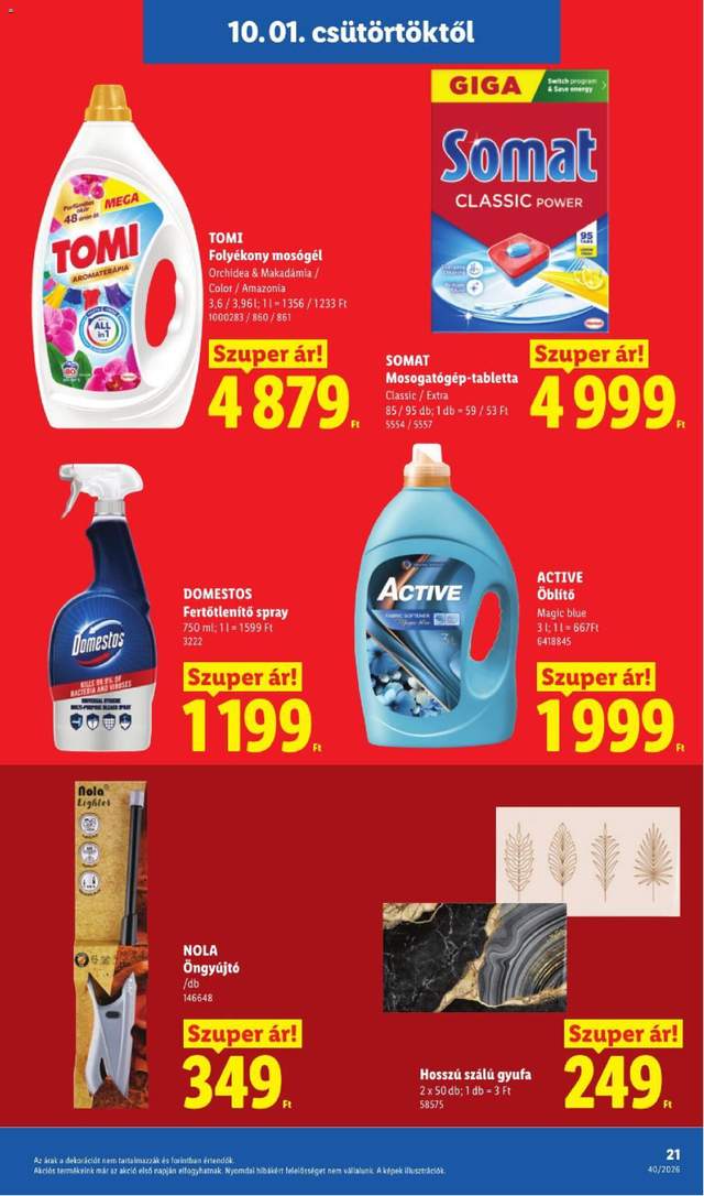 Új Lidl akciós újság 10.01.