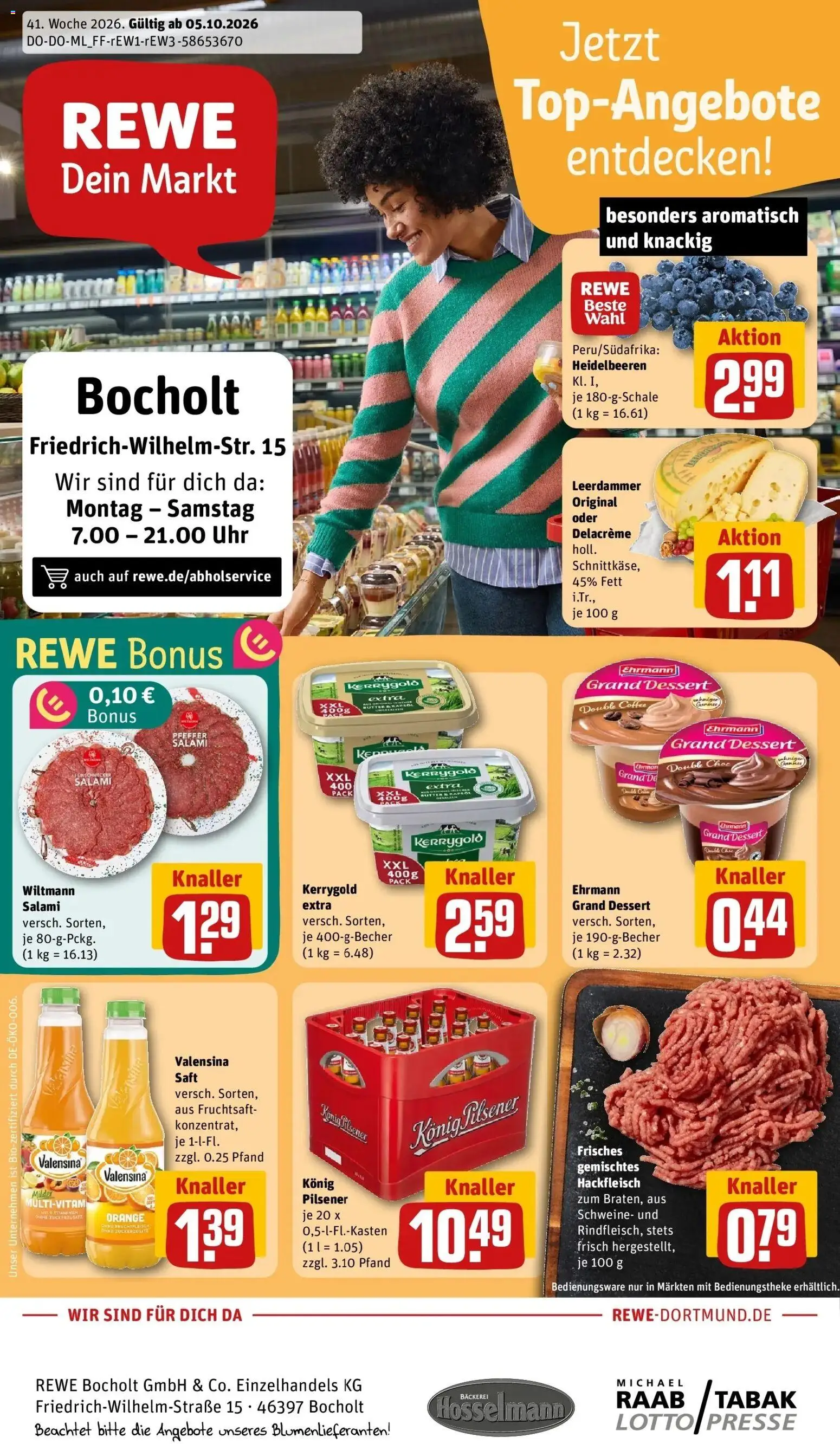Vorschau von dem Prospekt des Geschäftes Rewe, gültig ab dem 05.10.2026