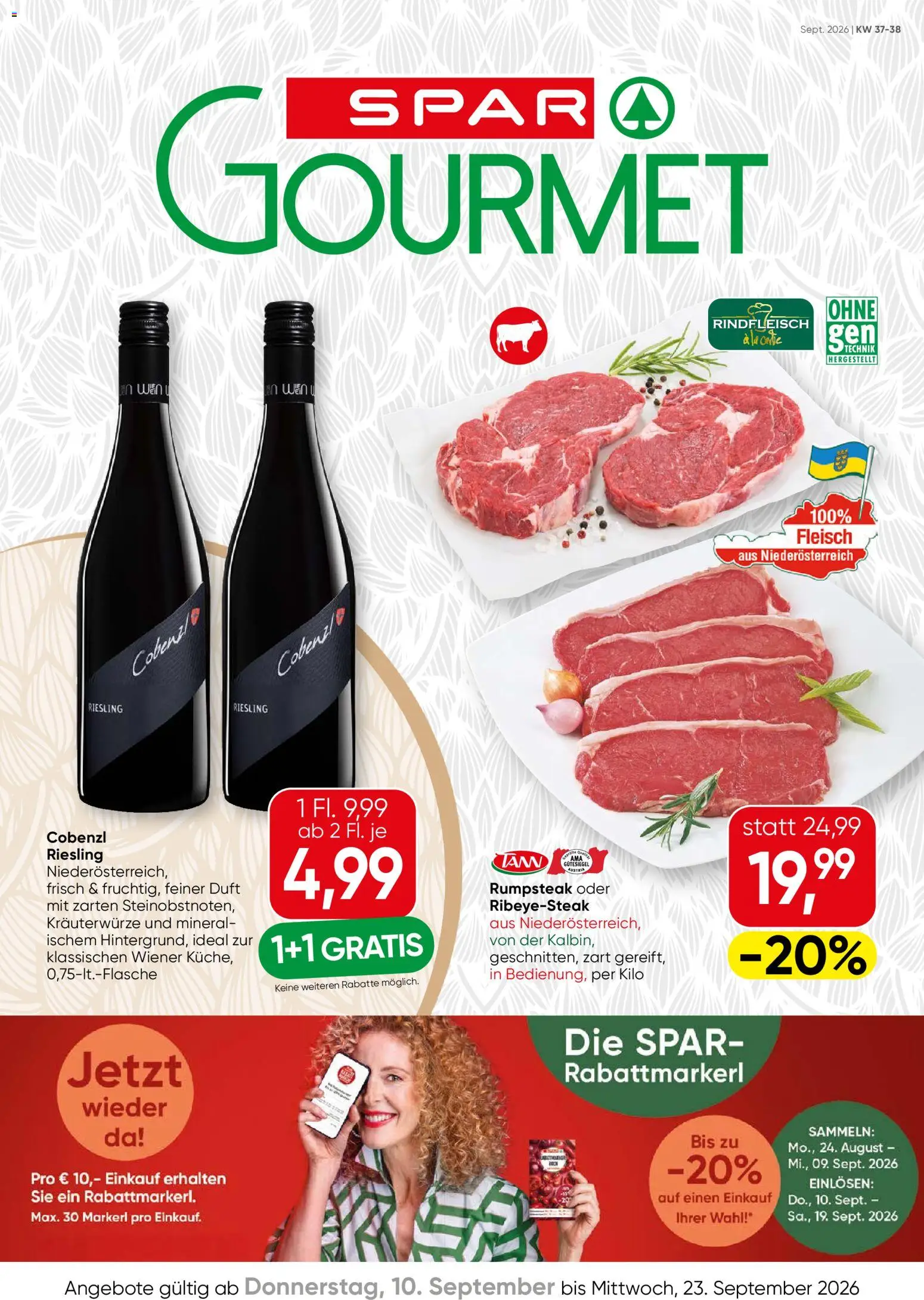Vorschau der Angebote: SPAR Gourmet SPAR Gourmet Flugblatt gültig ab 10.09.2026