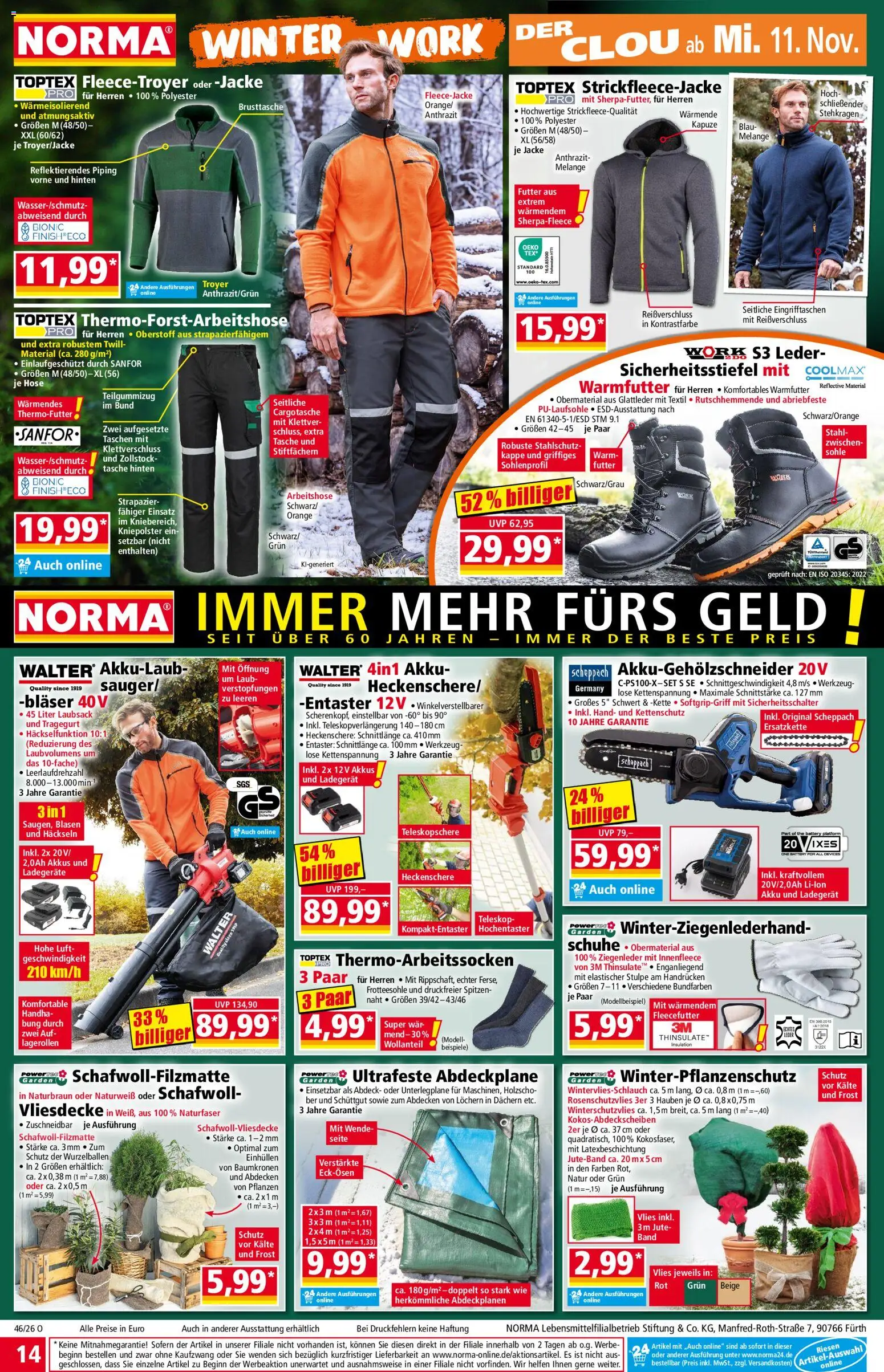 Vorschau von dem Prospekt des Geschäftes Norma, gültig ab dem 09.11.2026
