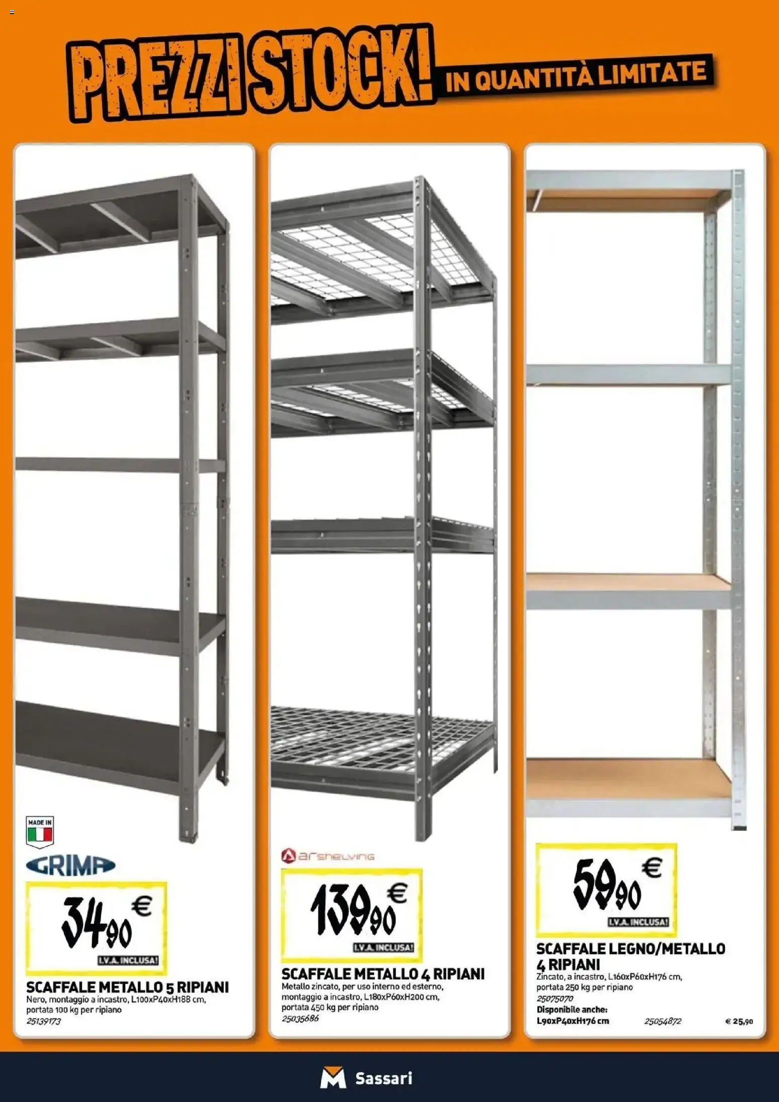 Anteprima dell'opuscolo TECNOMAT catalogo Sassari dal negozio TECNOMAT valido da 29/10/2026 - Scaffale, Ripiano