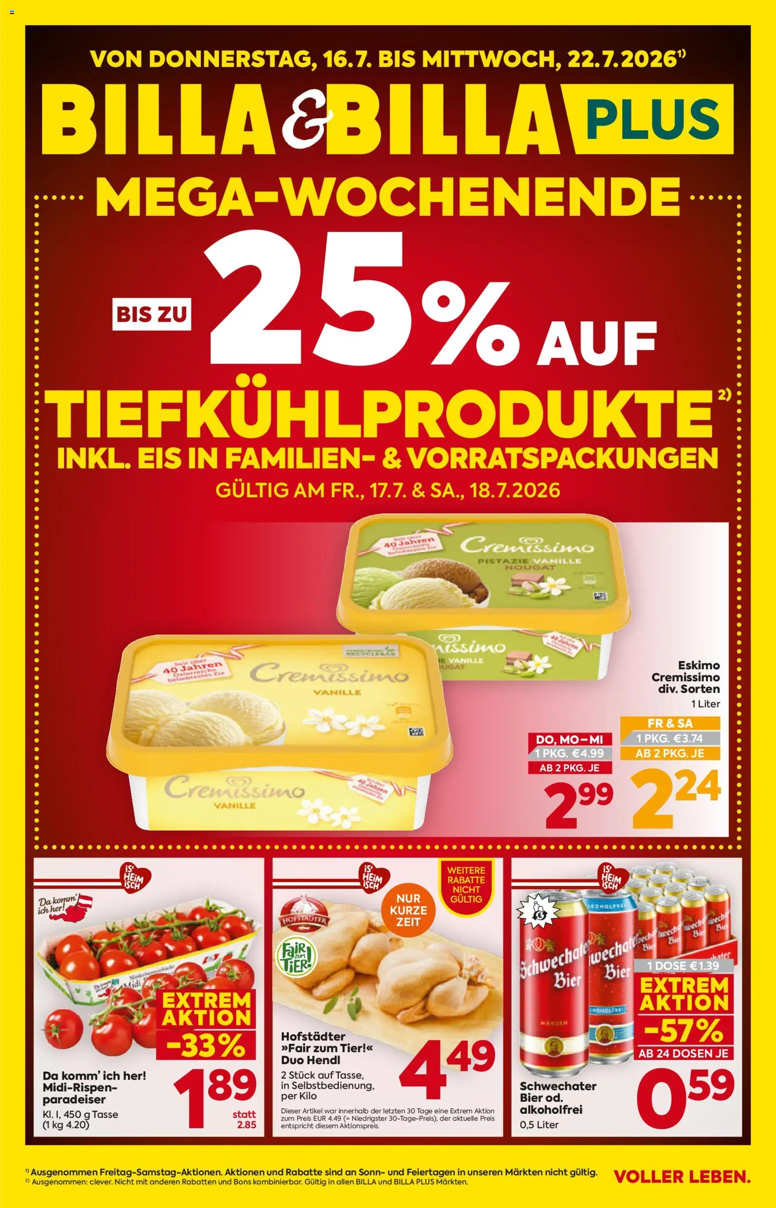 Vorschau der Angebote: Billa Billa - Flugblatt gültig ab 16.07.2026