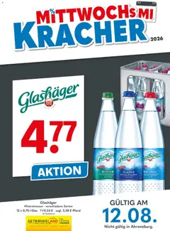 Vorschau von dem Prospekt des Geschäftes Getränkeland, gültig ab dem 12.08.2026