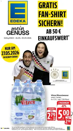 Vorschau von dem Prospekt des Geschäftes Edeka, gültig ab dem 26.05.2026