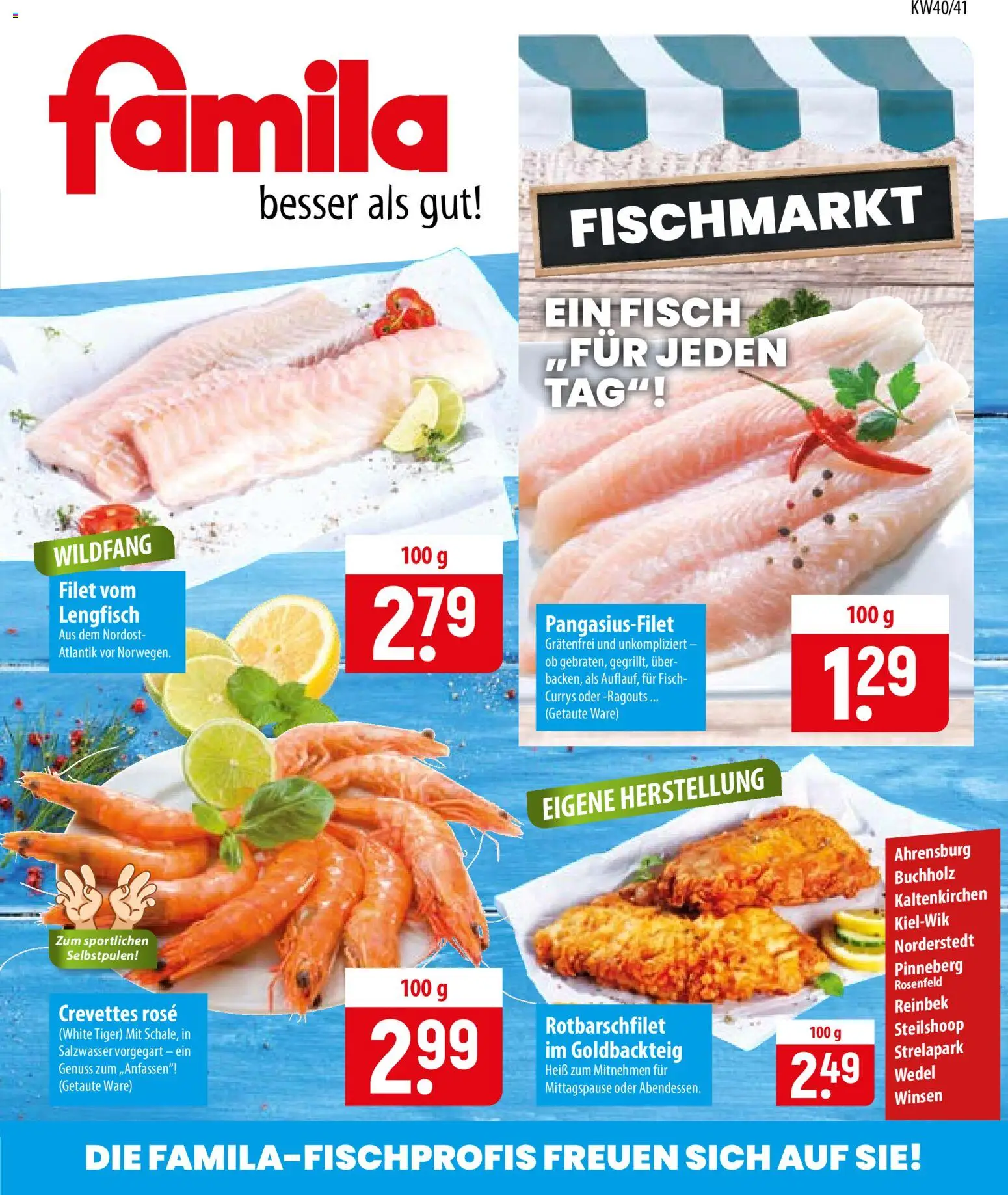 Vorschau von dem Prospekt des Geschäftes Famila, gültig ab dem 28.09.2026 - Fisch
