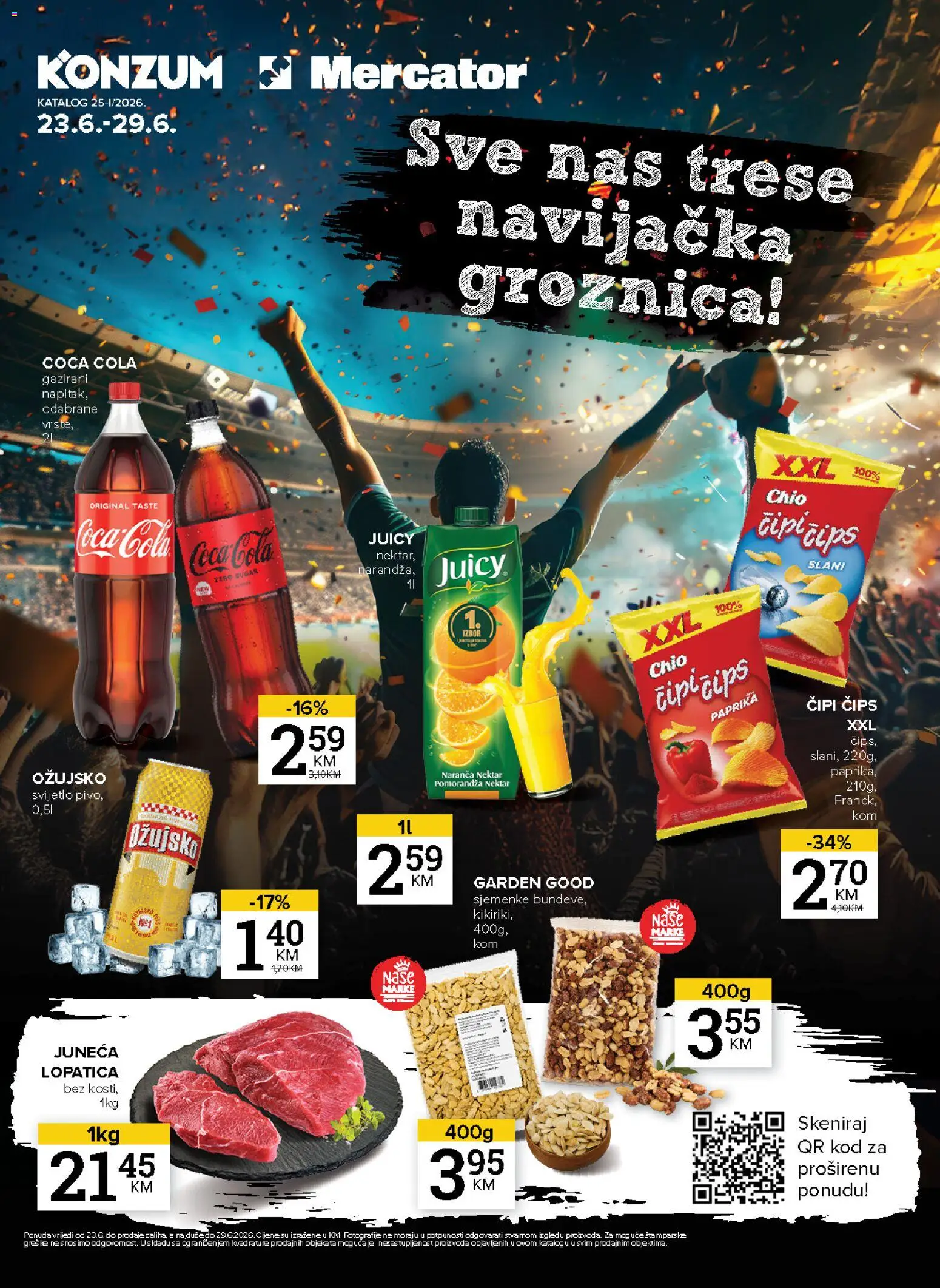 Pregled letka Mercator katalog trgovine Mercator vrijedi od 23.06.2026