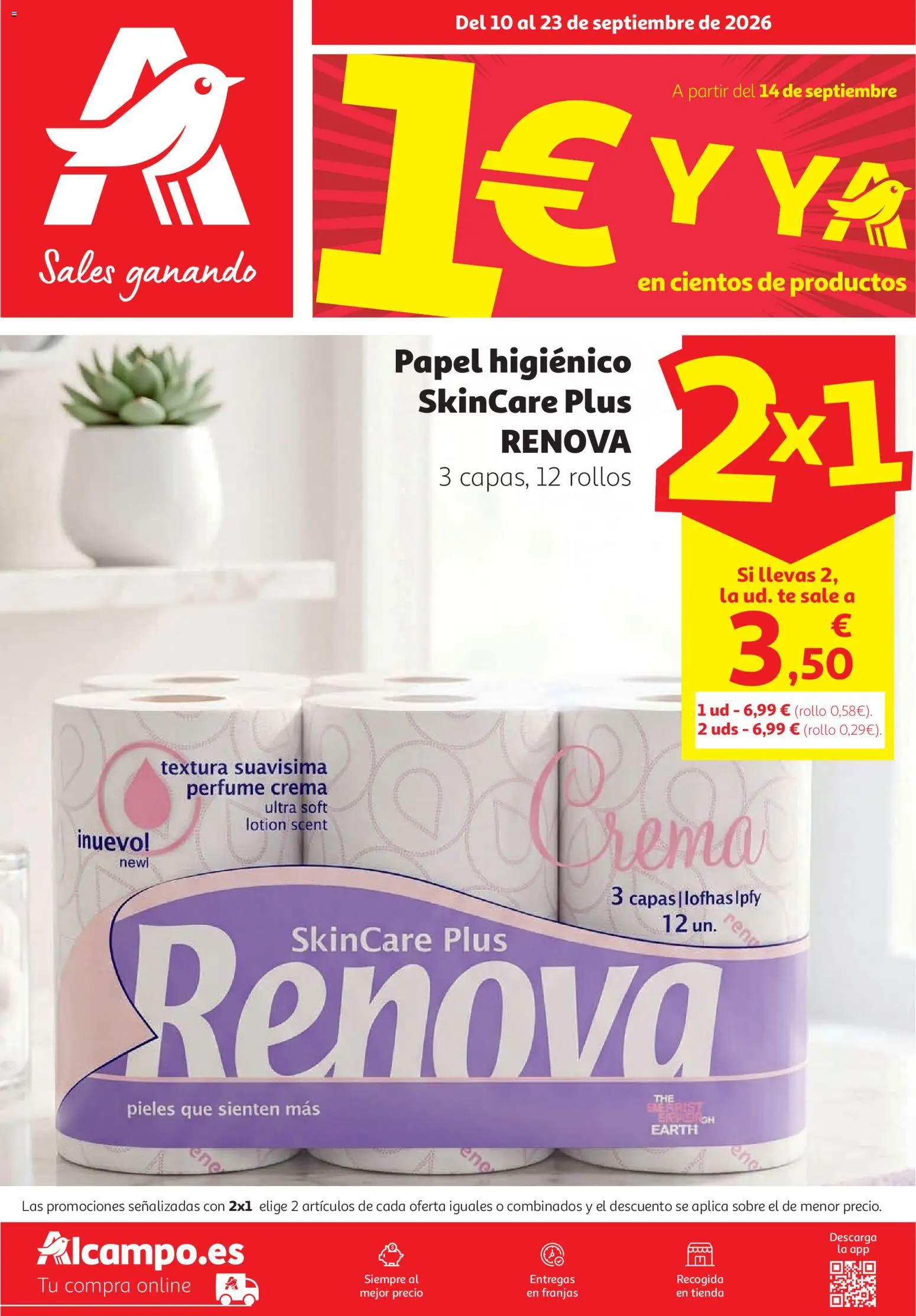 Vista previa del folleto de la tienda Alcampo válido desde el 10/09/2026 