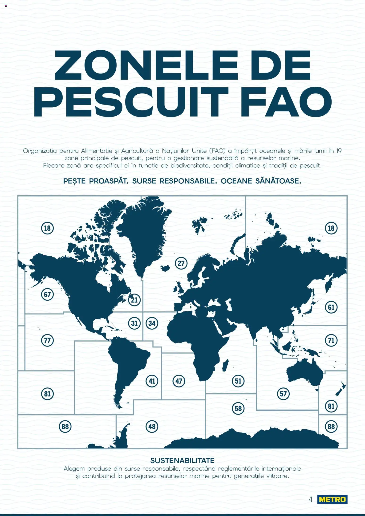 Previzualizarea de cataloage: Metro Metro Catalog Spui pește proaspăt, spui METRO valabil de la 01.10.2026 - Pește
