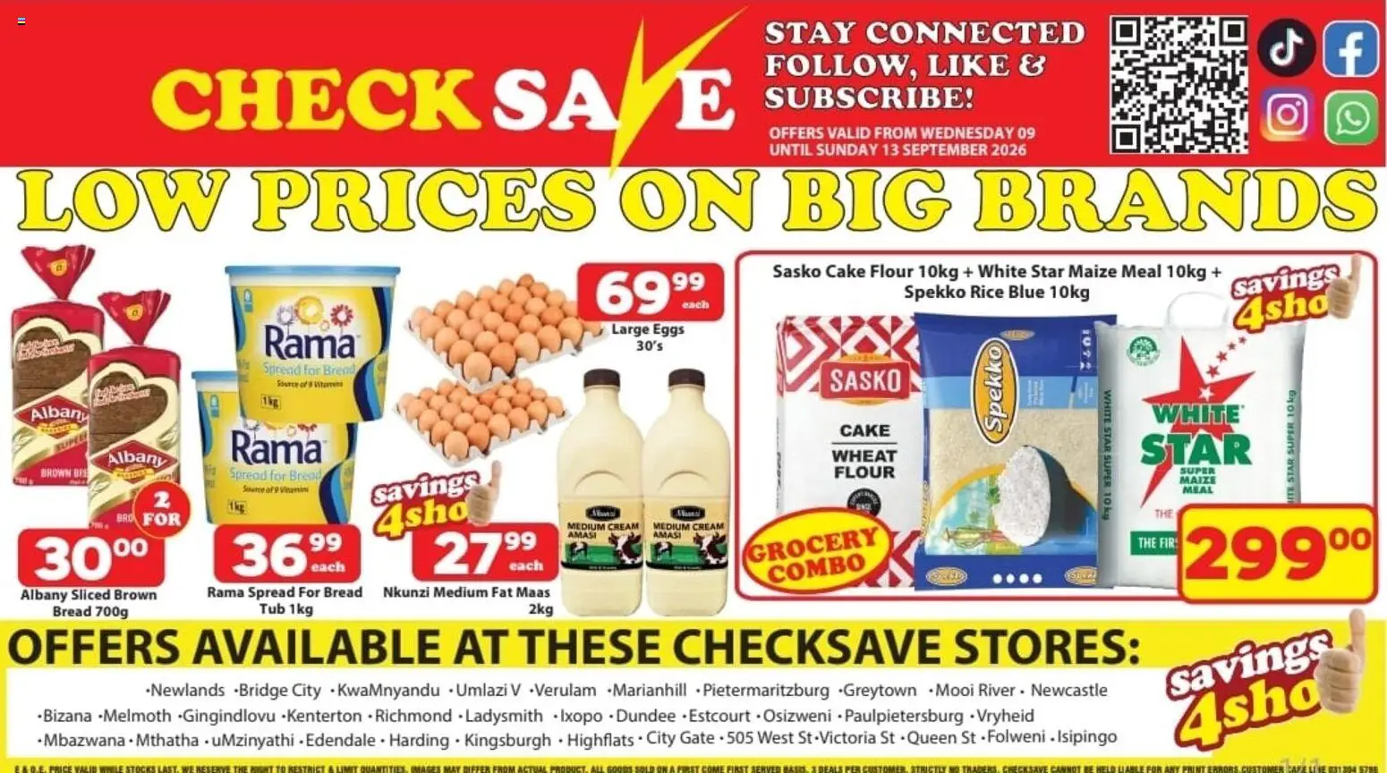 Preview of Check Save flyer valid from 09/09/2026