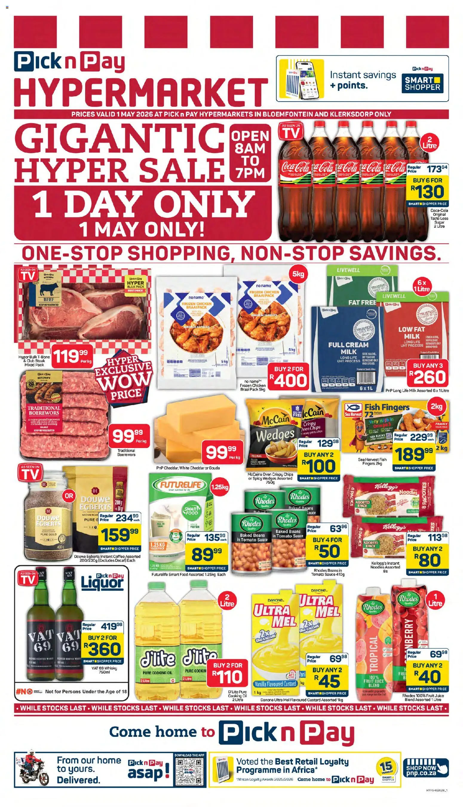 Preview of Pick n Pay flyer valid from 01/05/2026