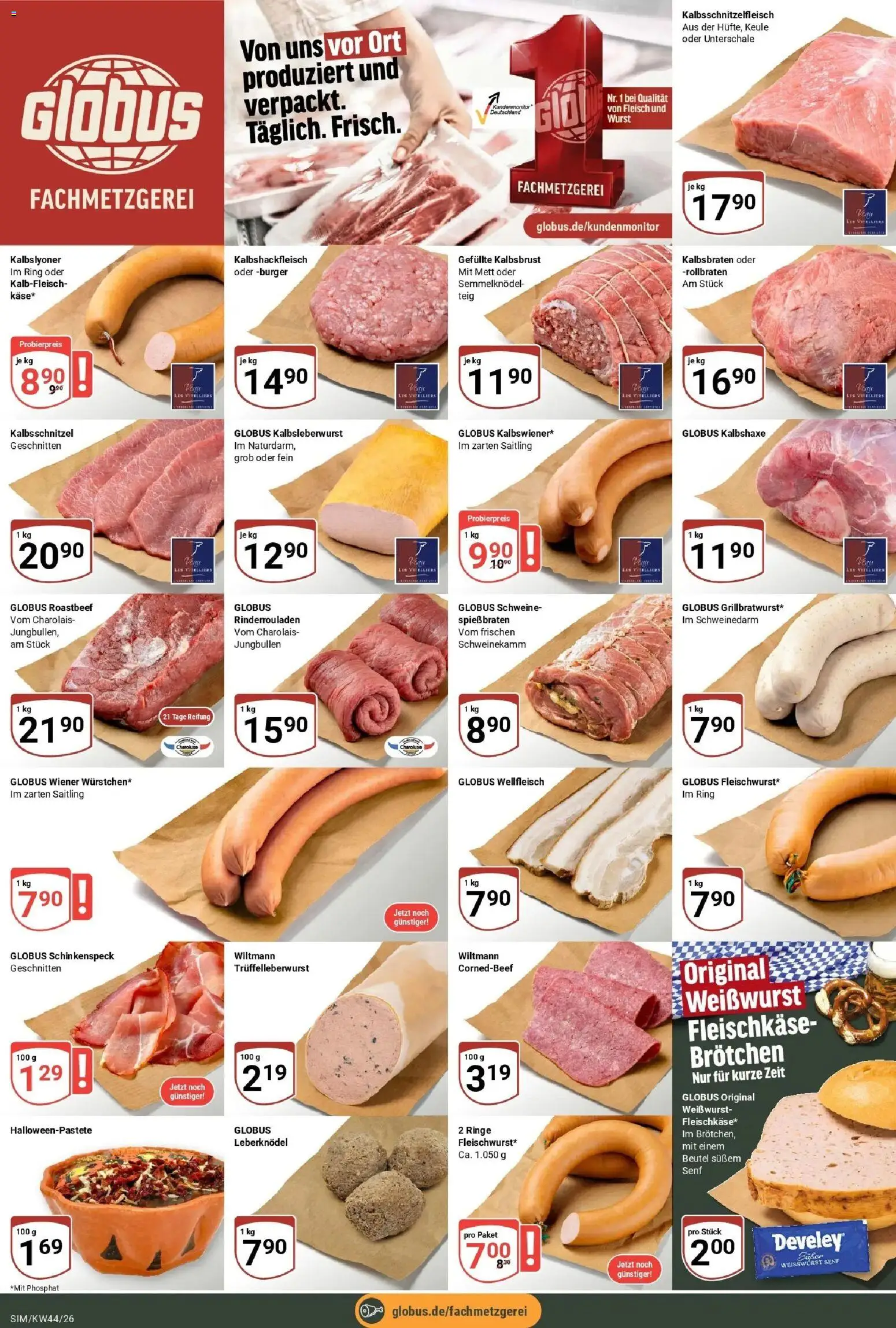 Vorschau von dem Prospekt des Geschäftes Globus, gültig ab dem 26.10.2026
