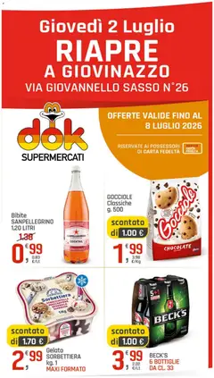 Anteprima dell'opuscolo DOK volantino Giovinazzo dal negozio DOK valido da 02/07/2026