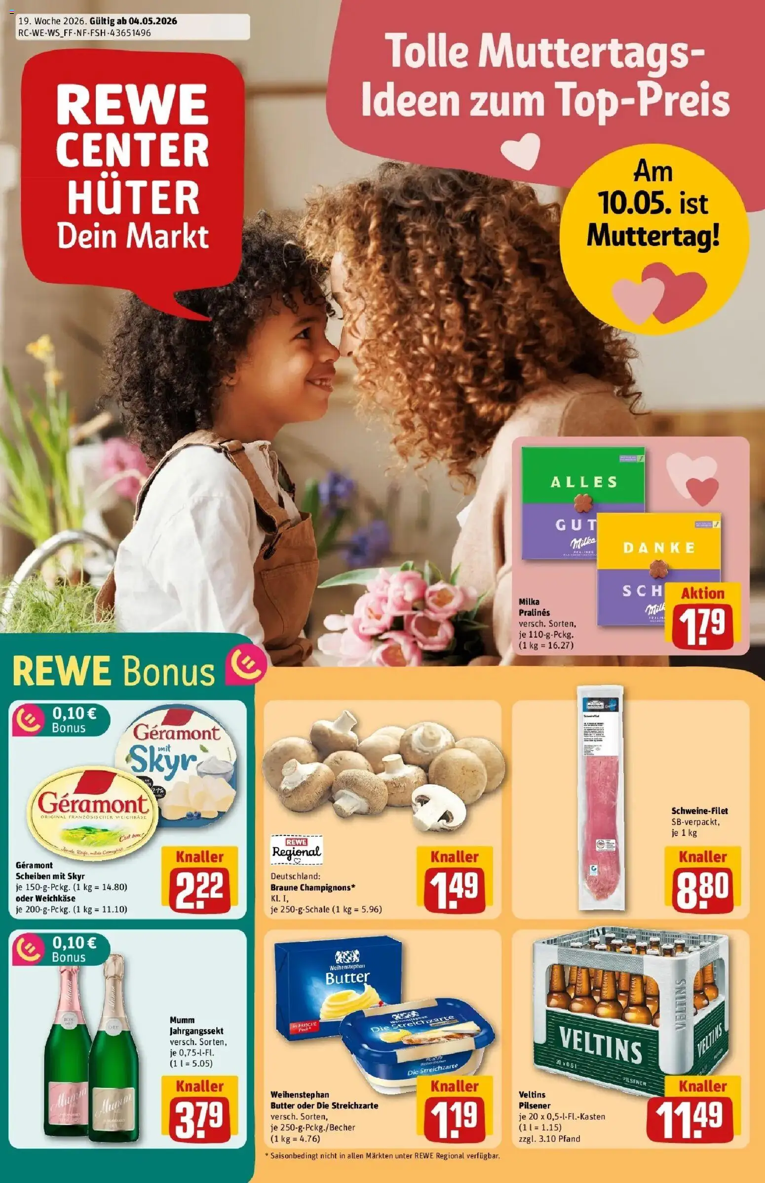 Vorschau von dem Prospekt des Geschäftes Rewe, gültig ab dem 04.05.2026
