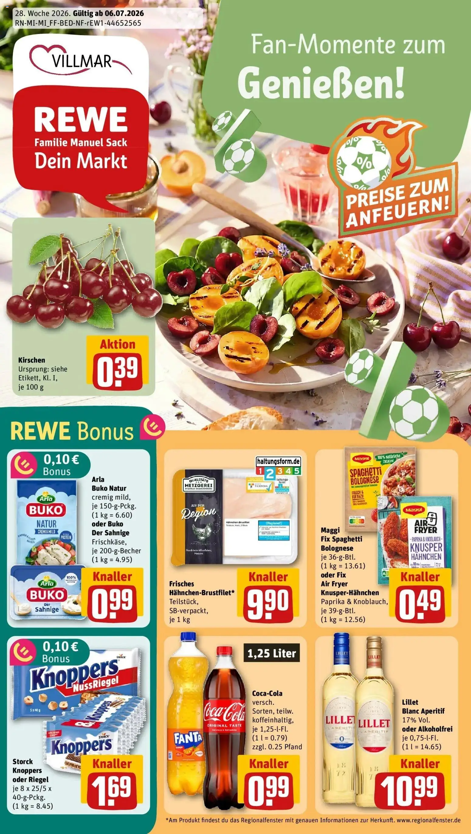 Vorschau von dem Prospekt des Geschäftes Rewe, gültig ab dem 05.07.2026