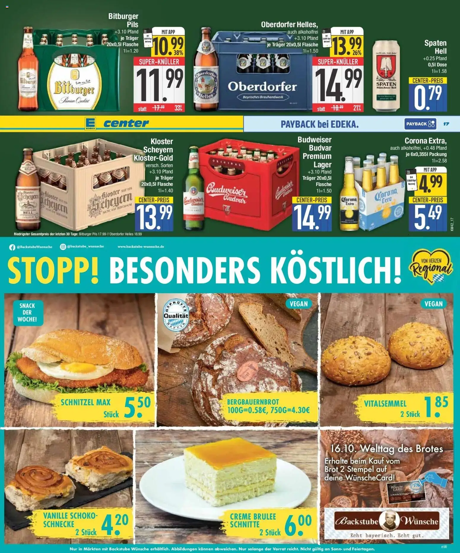 Vorschau von dem Prospekt des Geschäftes E center, gültig ab dem 12.10.2026