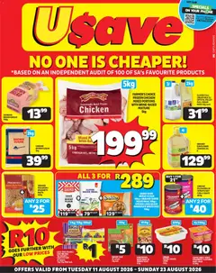 Preview of Usave flyer valid from 11/08/2026