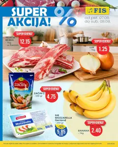 Pregled letka FIS super akcija trgovine FIS vrijedi od 07.08.2026